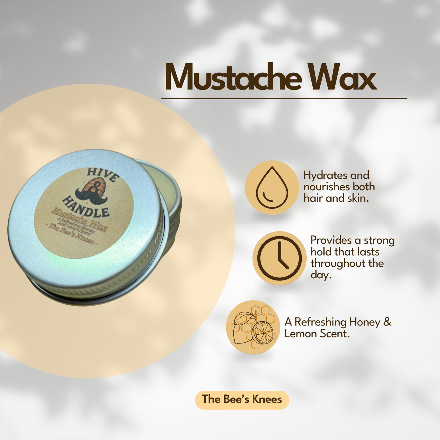Mustache Wax - 0.5oz