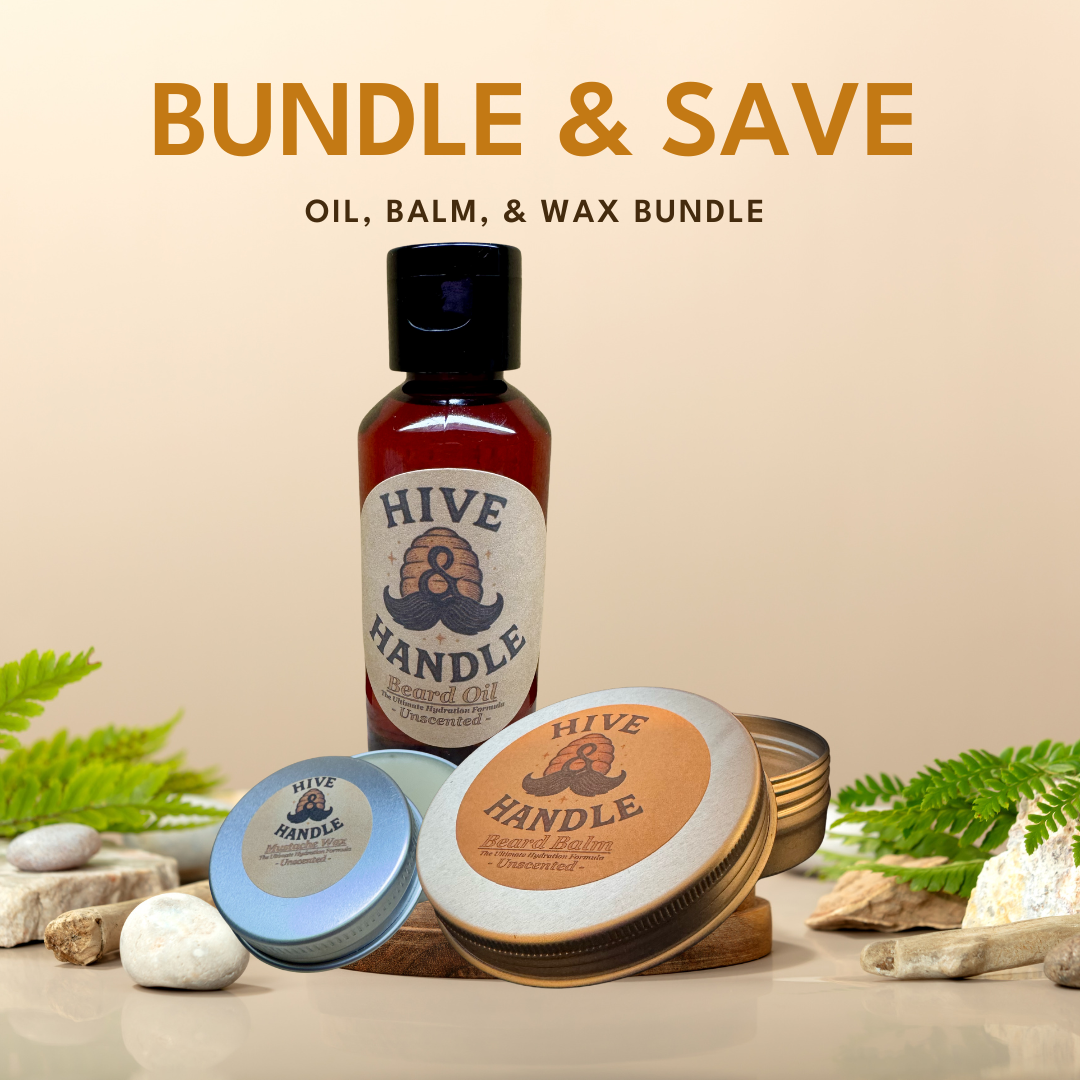 Beard Oil, Beard Balm, & Mustache Wax